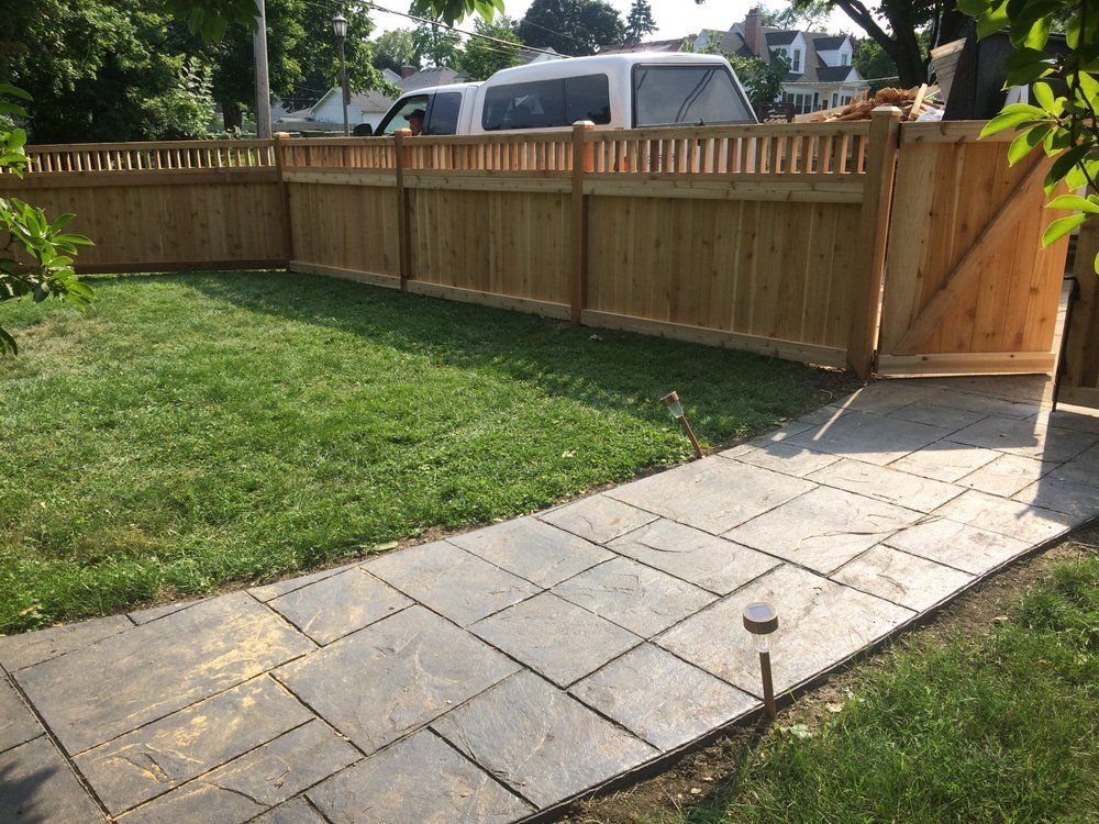 Lawn with Pathways — Maywood, IL — Anaya and Sons Fence Company