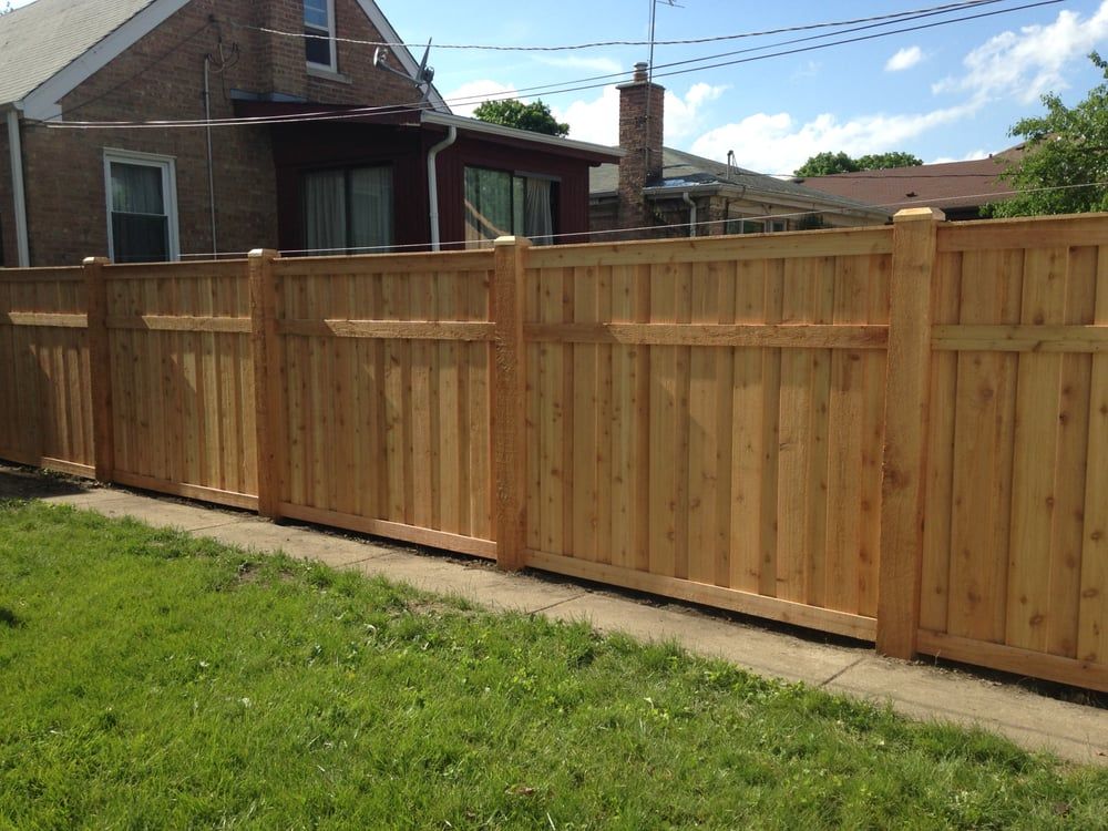 Solid Board Picket — Maywood, IL — Anaya and Sons Fence Company