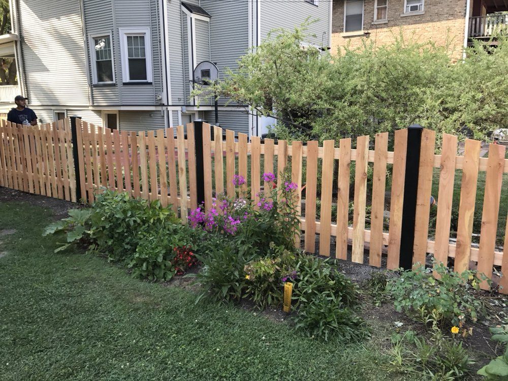 Low Style Garden Fences — Maywood, IL — Anaya and Sons Fence Company