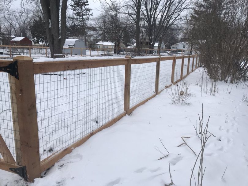 Fence in the Snow — Maywood, IL — Anaya and Sons Fence Company