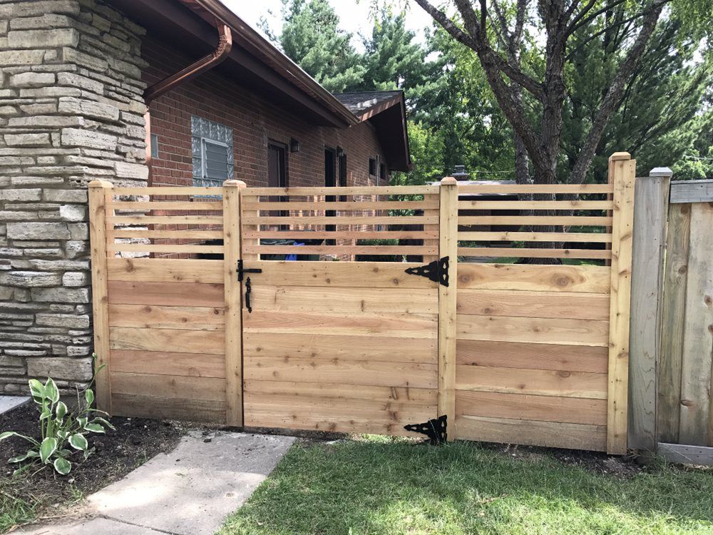 Wooden Fence with Wooden Gate — Maywood, IL — Anaya and Sons Fence Company
