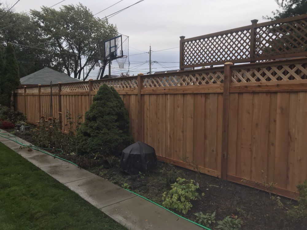Backyard Fence — Maywood, IL — Anaya and Sons Fence Company