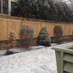 Fence with Small Trees — Maywood, IL — Anaya and Sons Fence Company