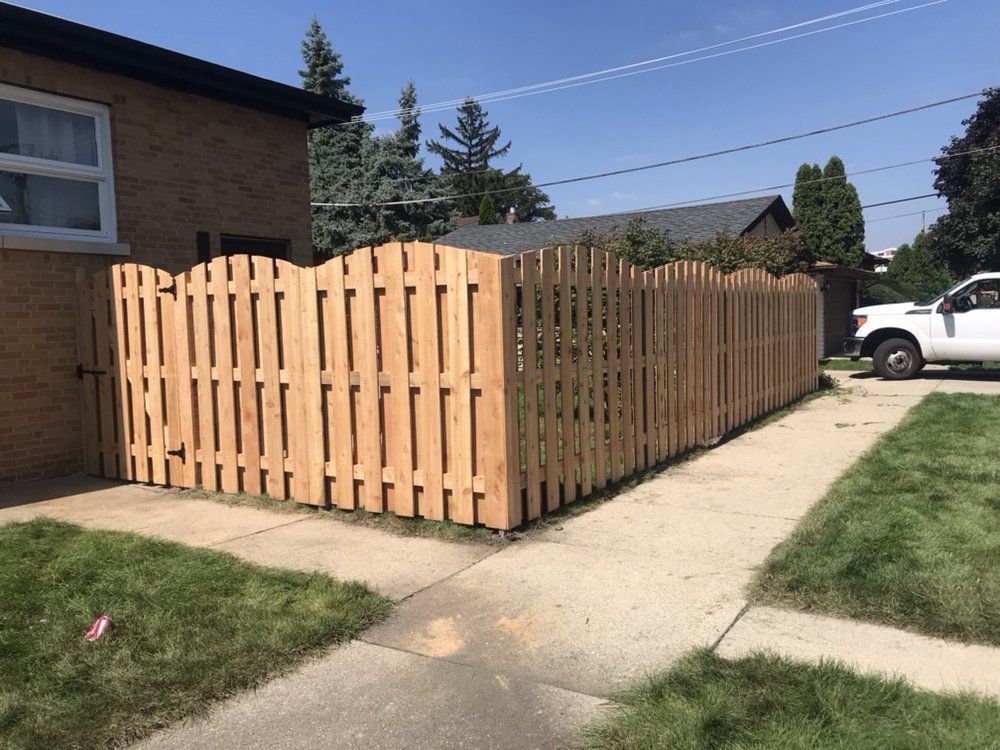 New Fence Along the Sidewalk — Maywood, IL — Anaya and Sons Fence Company