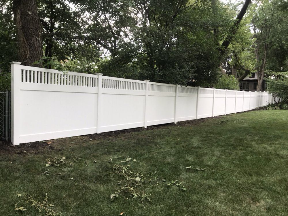 Good Looking White Fence — Maywood, IL — Anaya and Sons Fence Company