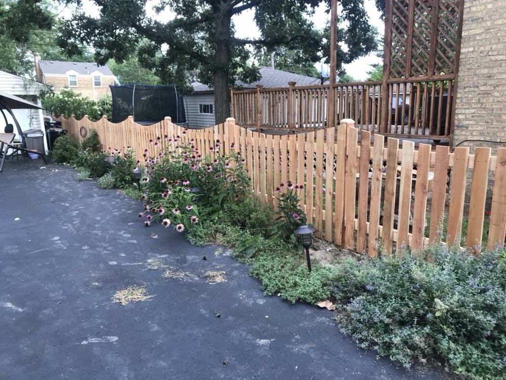 Fenced Backyard — Maywood, IL — Anaya and Sons Fence Company
