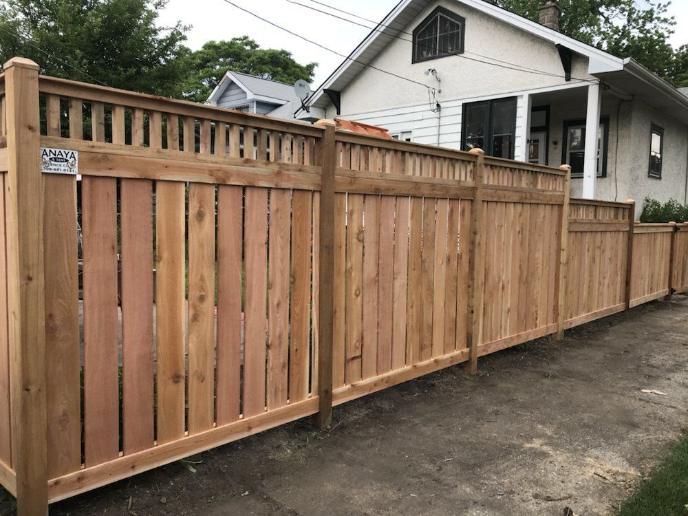 Framed Fence Style — Maywood, IL — Anaya and Sons Fence Company