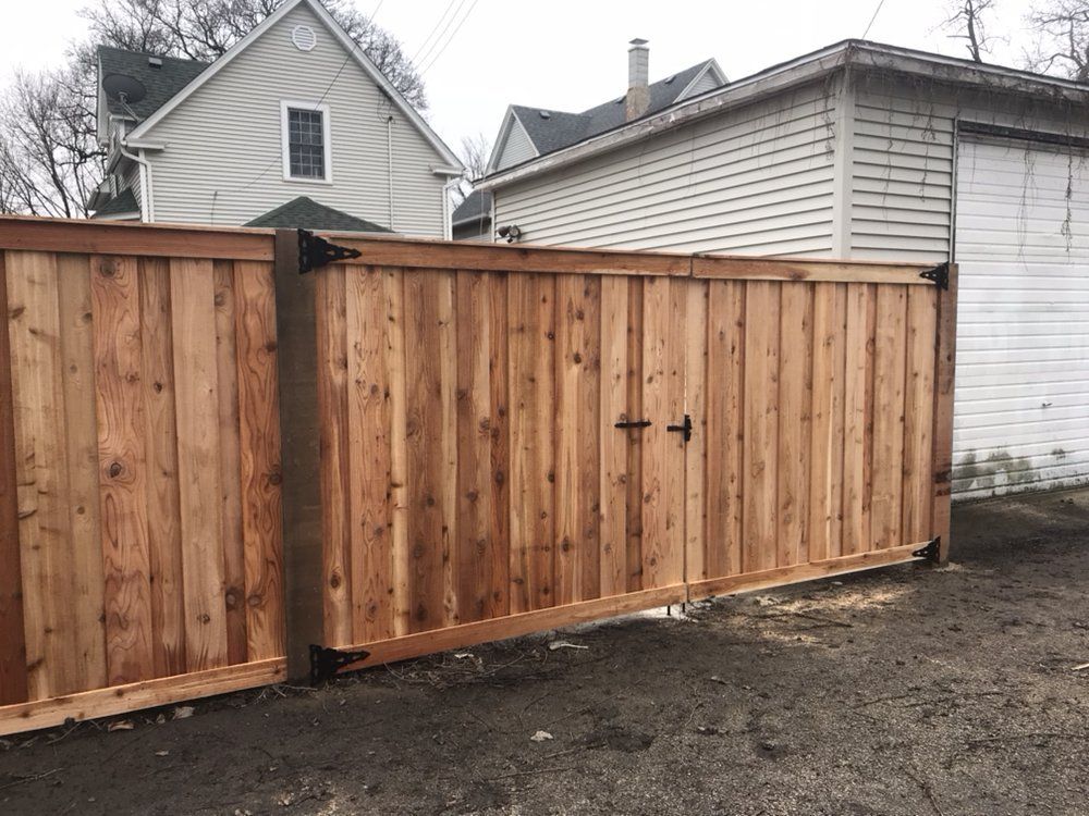 Fence with Lock — Maywood, IL — Anaya and Sons Fence Company