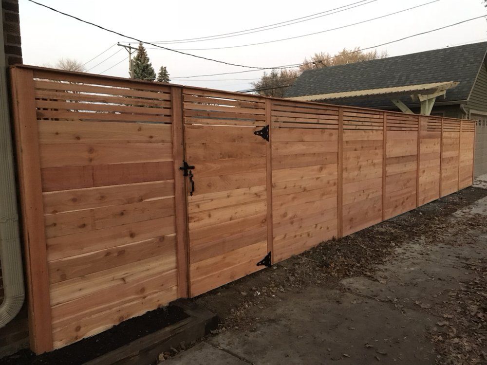 Newly Installed Fence with Locks — Maywood, IL — Anaya and Sons Fence Company