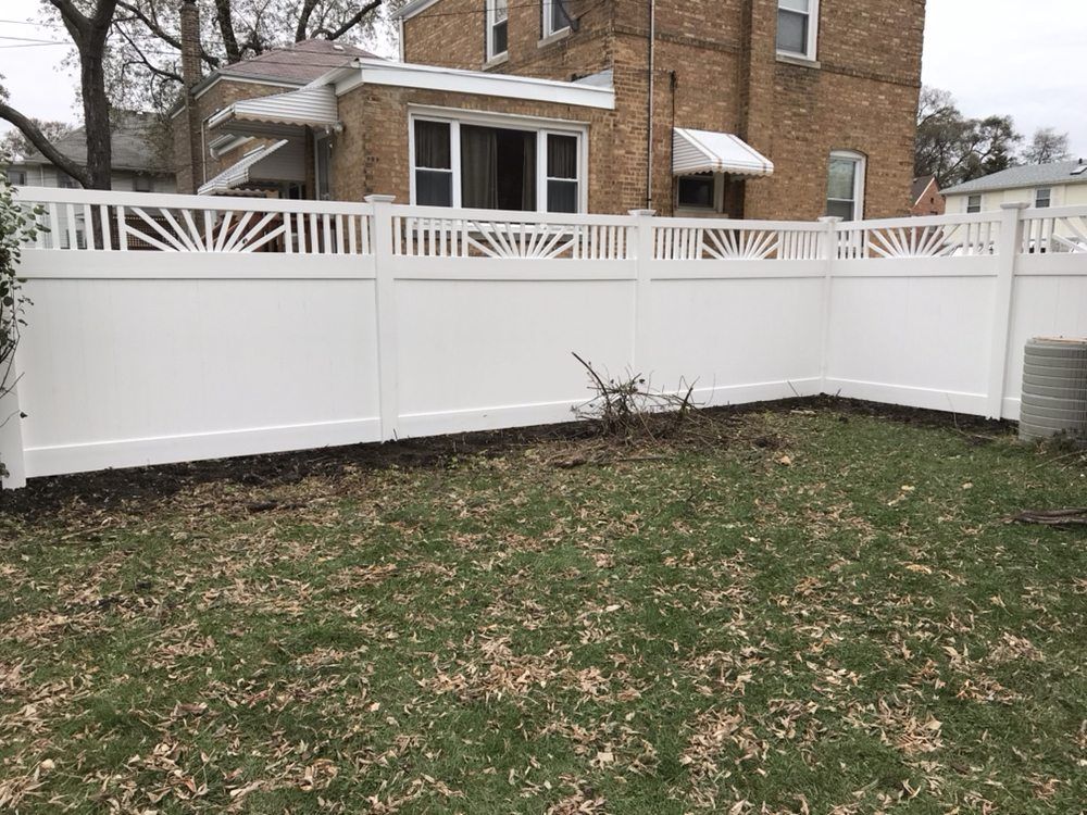 White Fence of the House — Maywood, IL — Anaya and Sons Fence Company