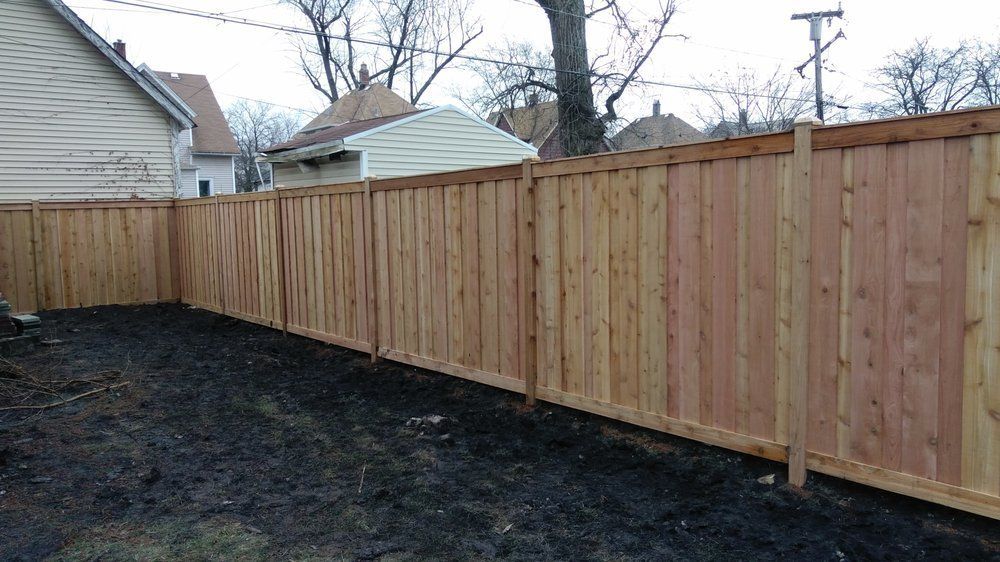 Vertical Board Fence — Maywood, IL — Anaya and Sons Fence Company