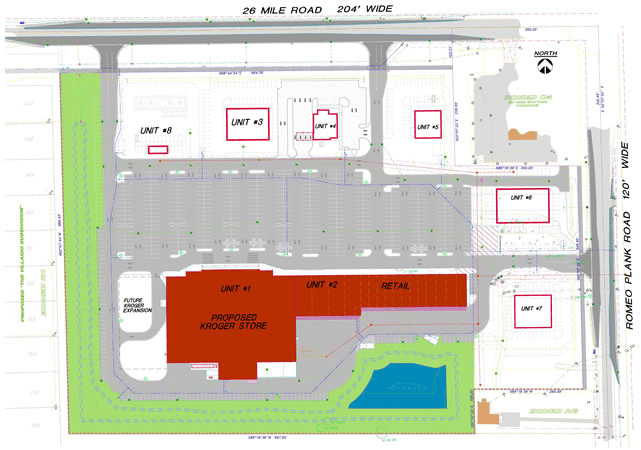 Kroger at Macomb Park Land Overview