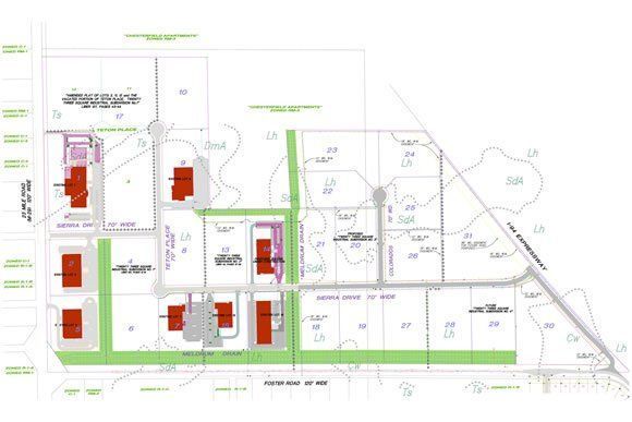 23 Square Industrial Subdivision Land Overview