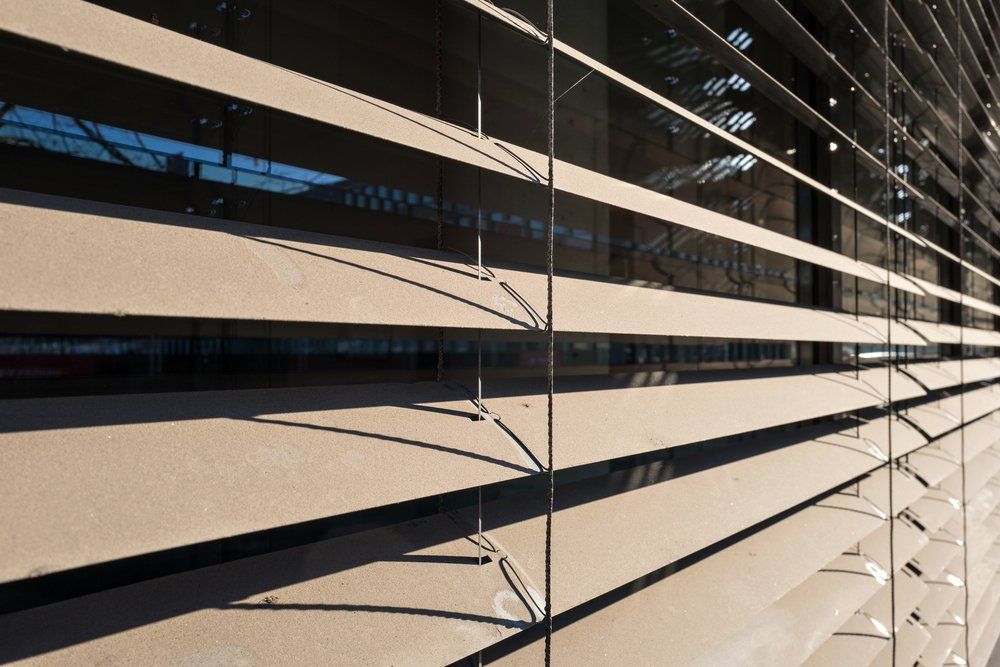 Close up View of Window Blinds — We Install Security Screens in Brisbane South, QLD