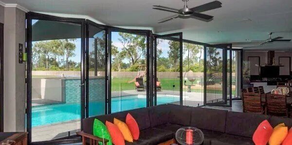 Bi-Fold Security Screens in Brisbane Northside house
