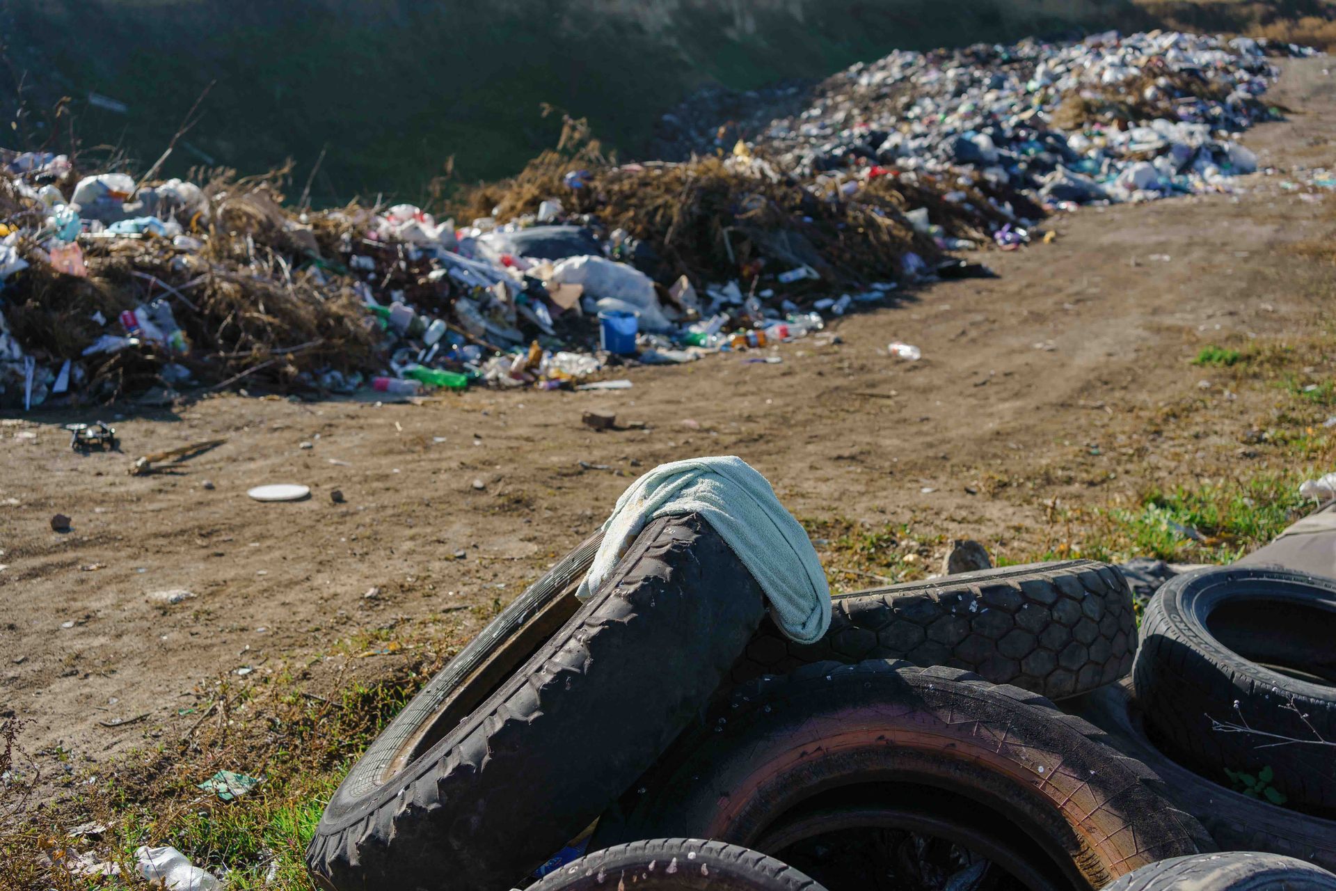 A photo in Texas showing illegal dumping.