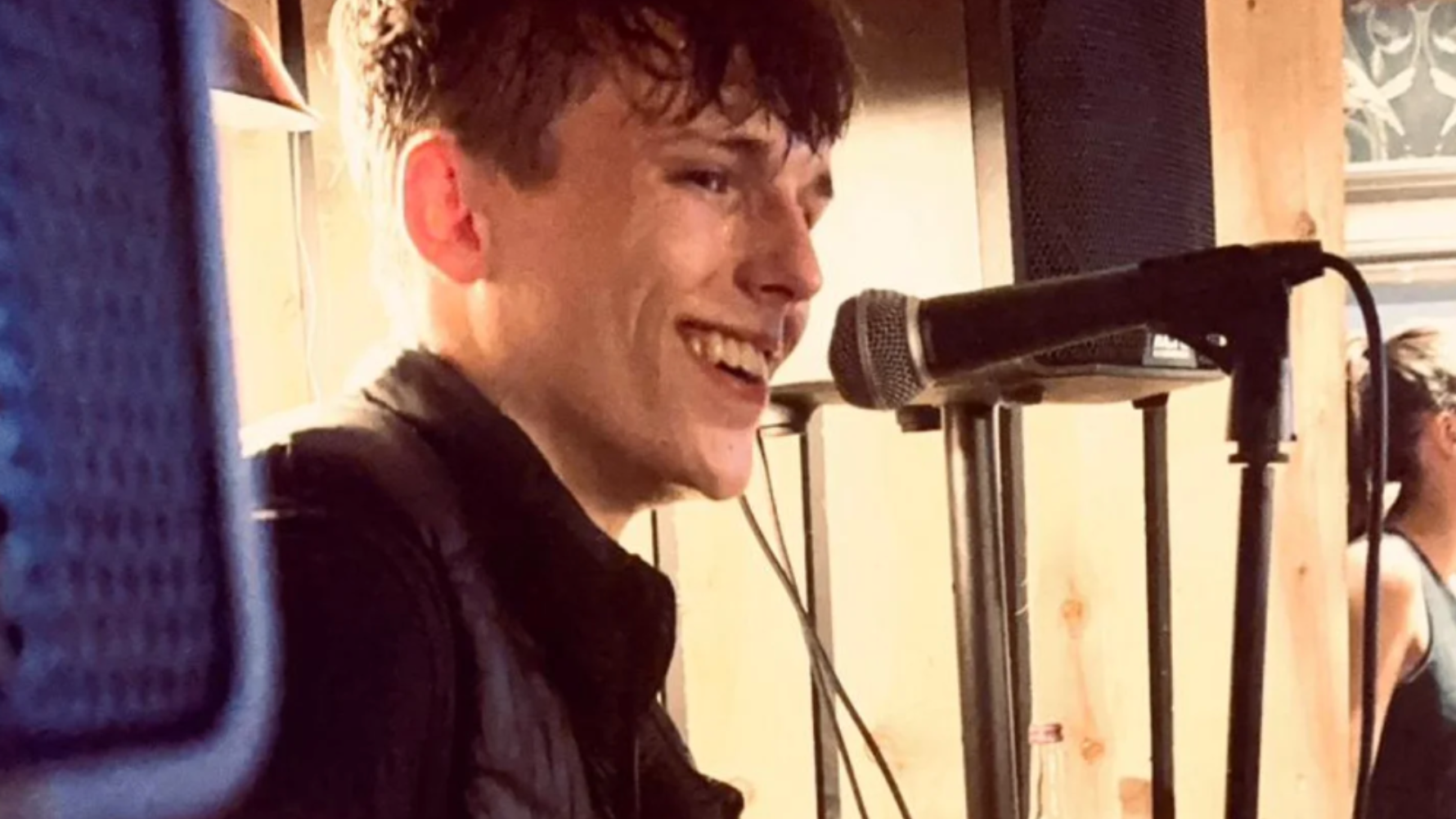 Chris Larkins, a young artist from Carluke, is bringing live music to La Dragon, Kilmarnock
