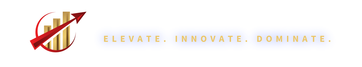 A logo for a company called elevate innovate dominate