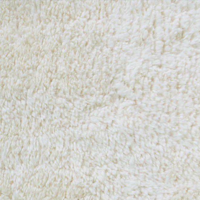 Section of white carpeting