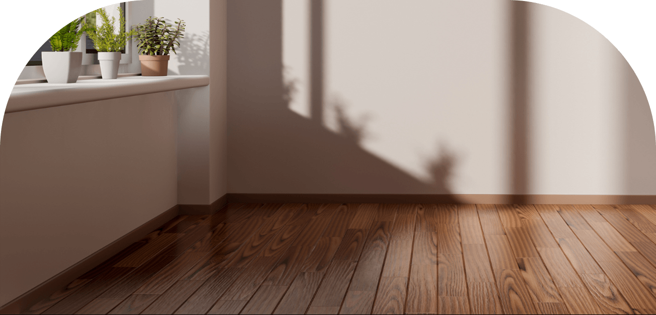 Quality hardwood flooring in a Woodland Hills home