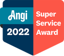 Angi 2022 Super Service Award badge