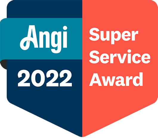Angi 2022 Super Service Award badge