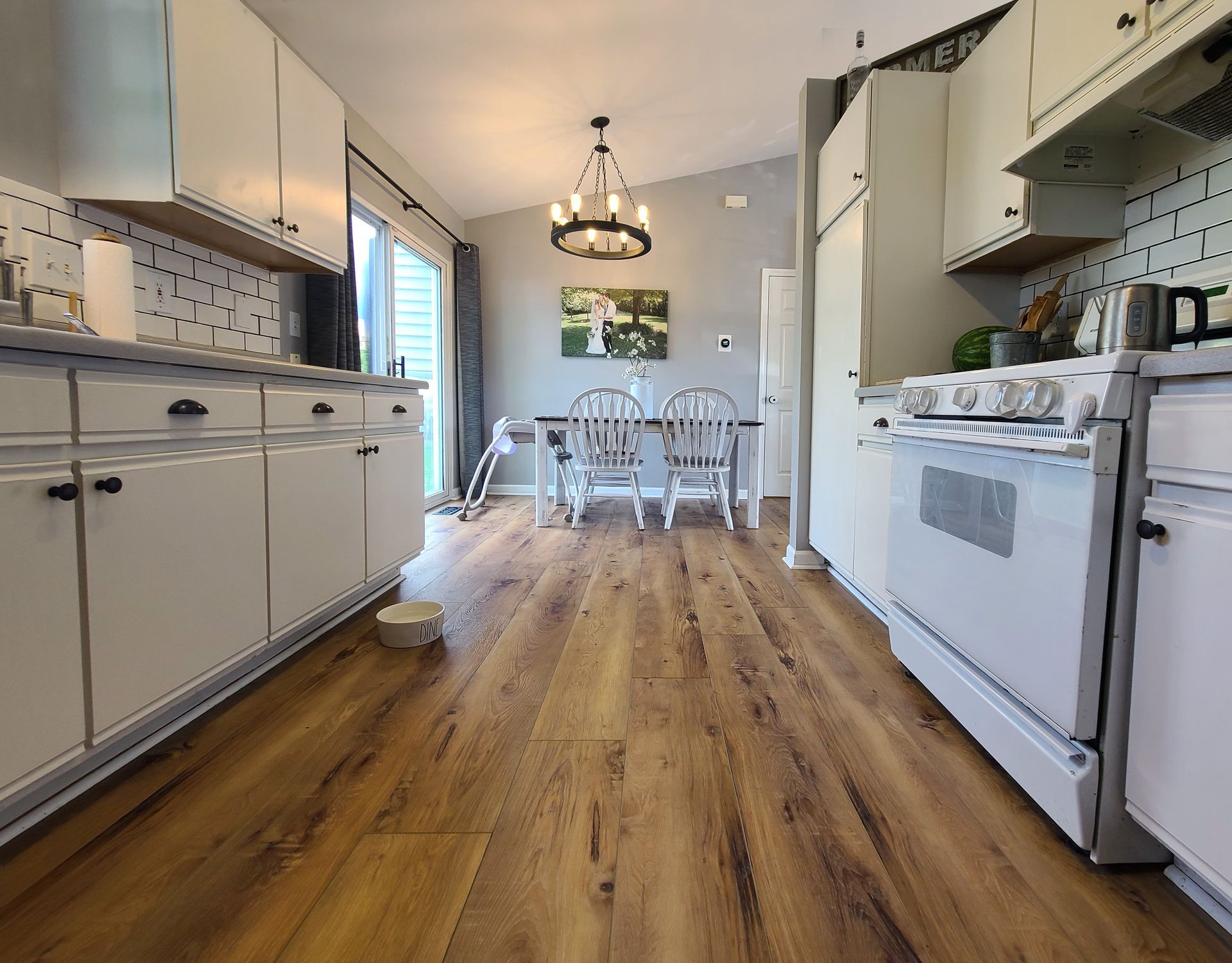 north shore oak vinyl tile flooring kitchen hallway