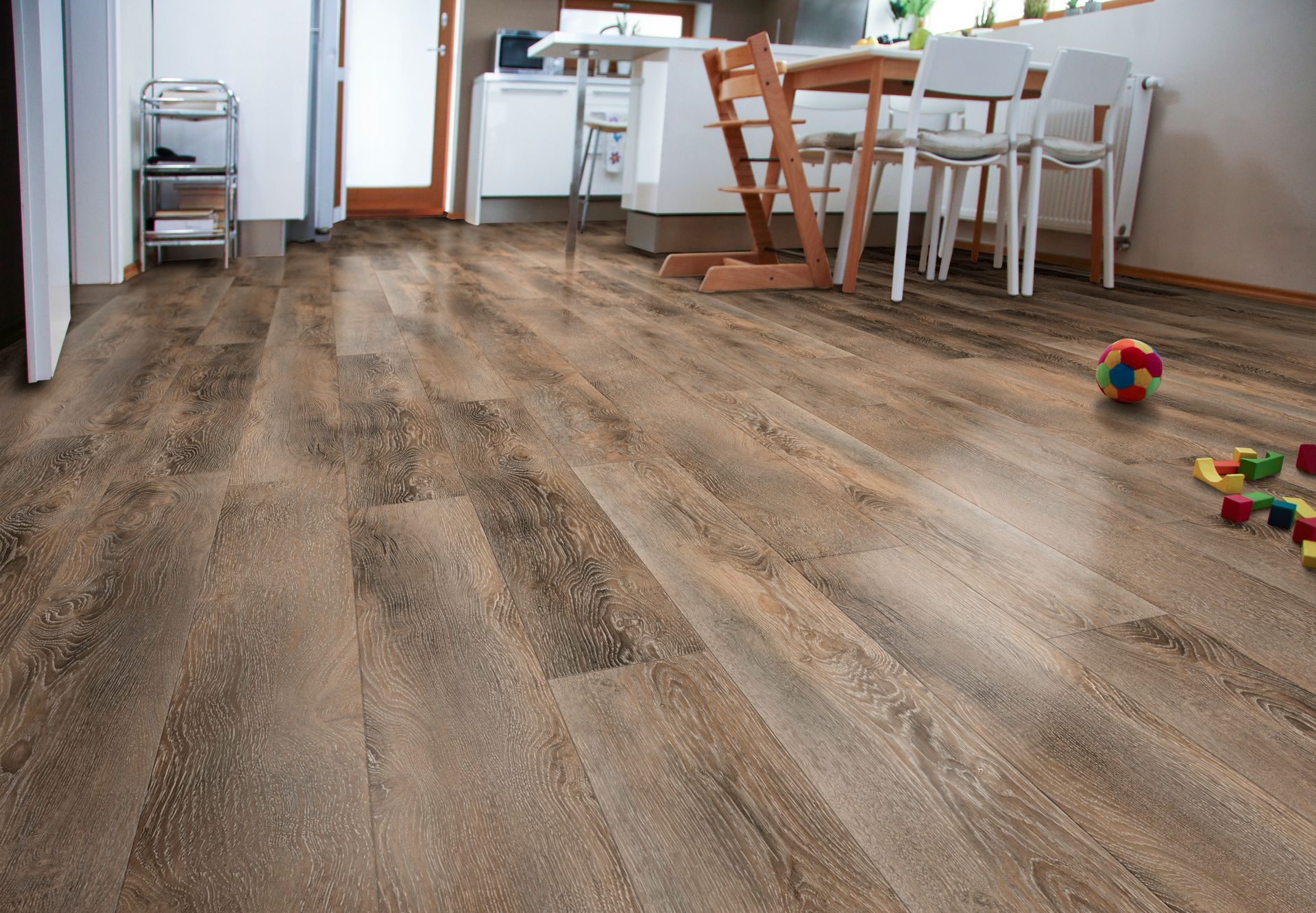 osprey oak cali vinyl pro tile flooring on hallway