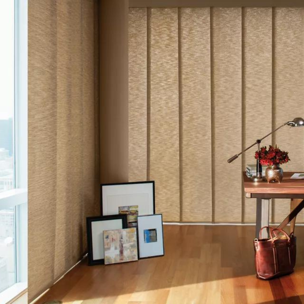 skyline gliding window panels umstead persimmon vertical shade