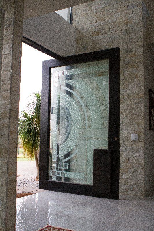 Grapedoor Custom Made Modern Glass Door