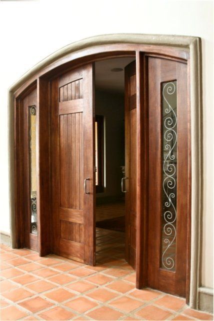 Grapedoor Custom Made Wooden Door with glass