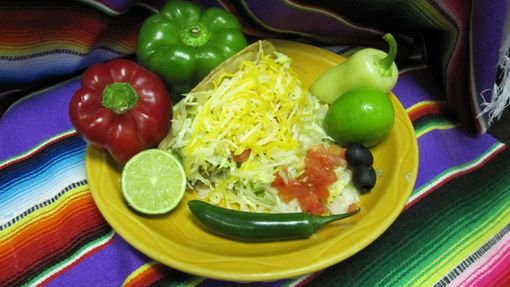 photo of enchilada plate