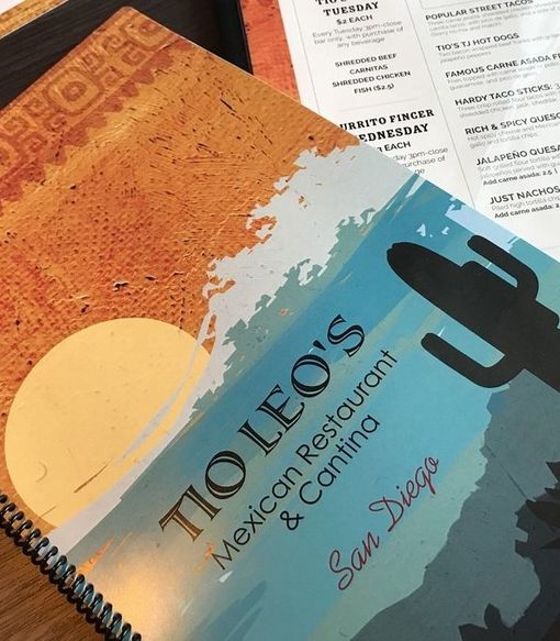 photo ot tio leos menu