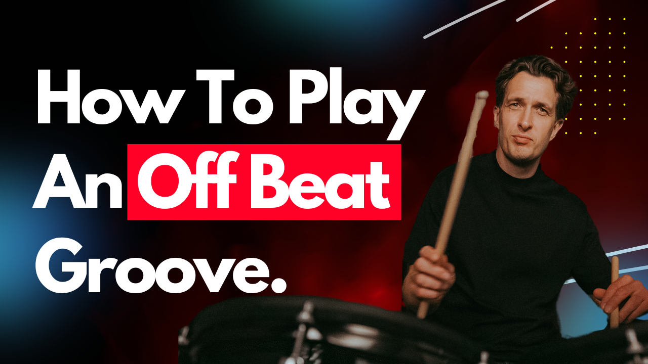 Drum Lessons - Jules Drums - How to Play an Off Beat Groove.
