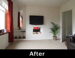 Interior painting after