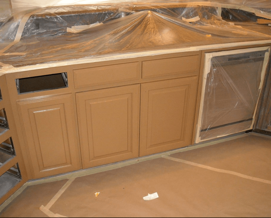 Kitchen Cabinet - Residential Painting in Plano, TX