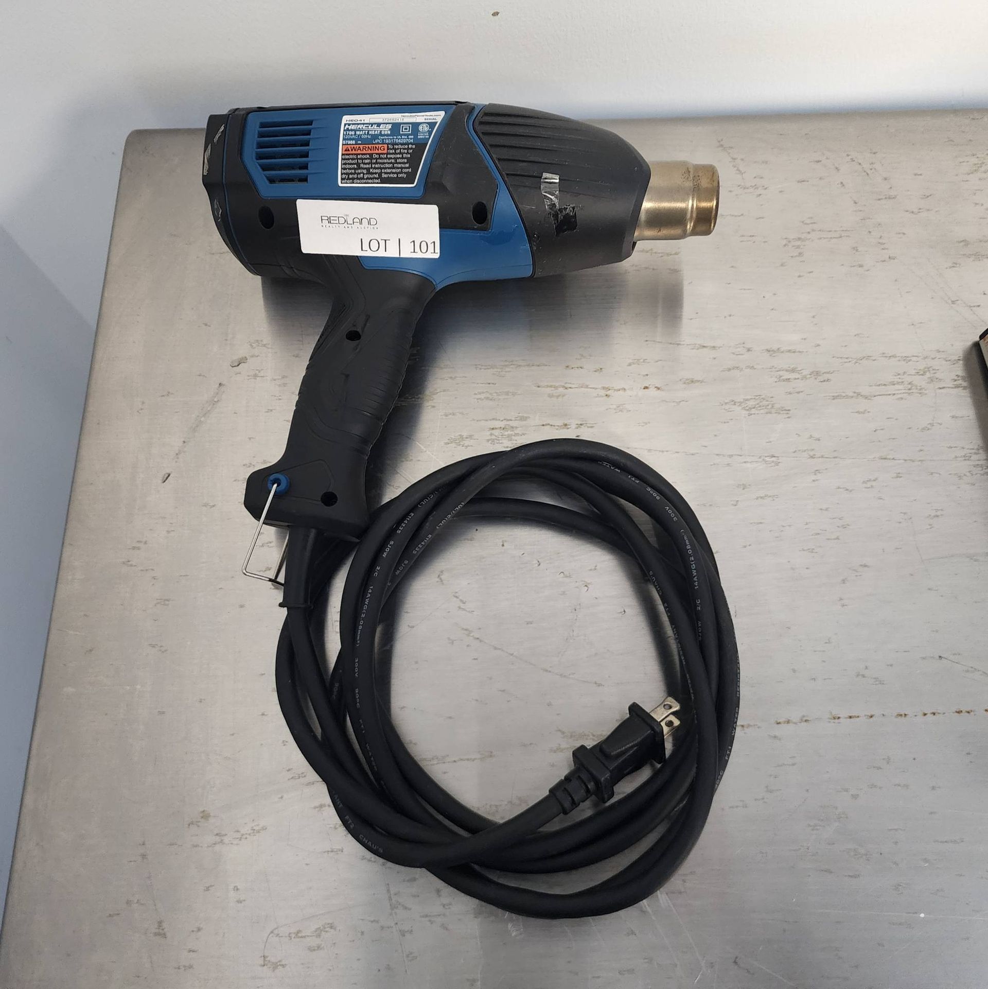 Lot 101 - Hercules 1500 Watt Heat Gun Model HE041