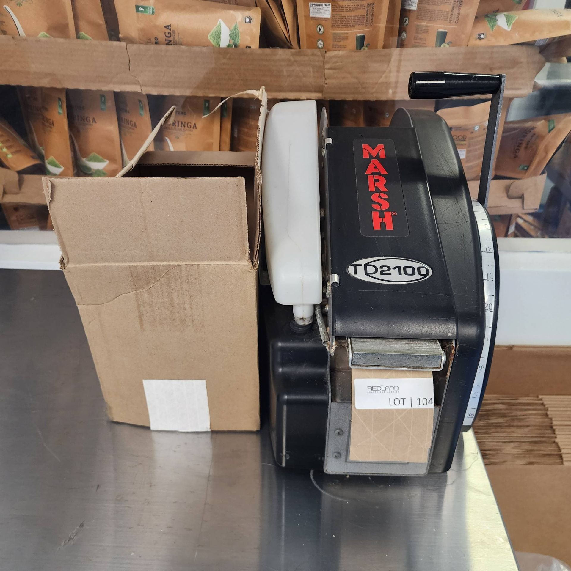 Lot 104 - Marsh TD2100 Manual Tape Dispenser