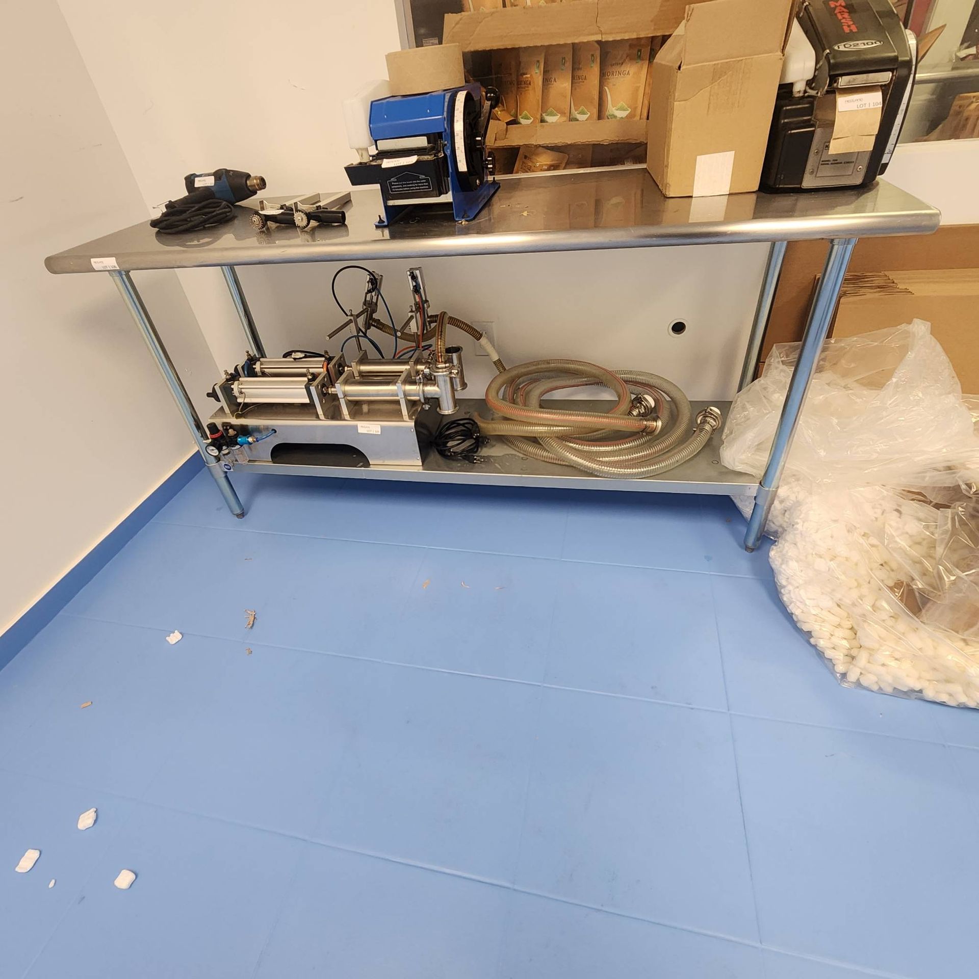 Lot 106 - Stainless Steel Table Without Contents