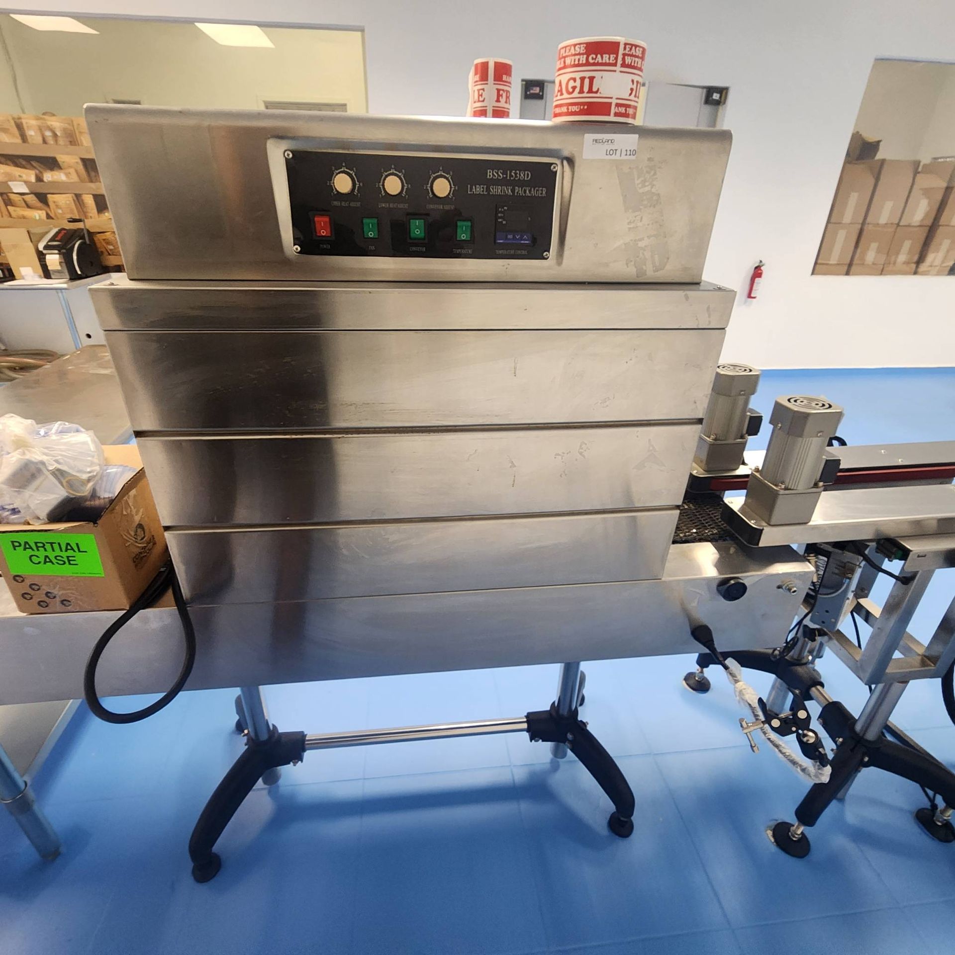 Lot 110 - BSS-1538D Thermal Label Shrink Tunnel