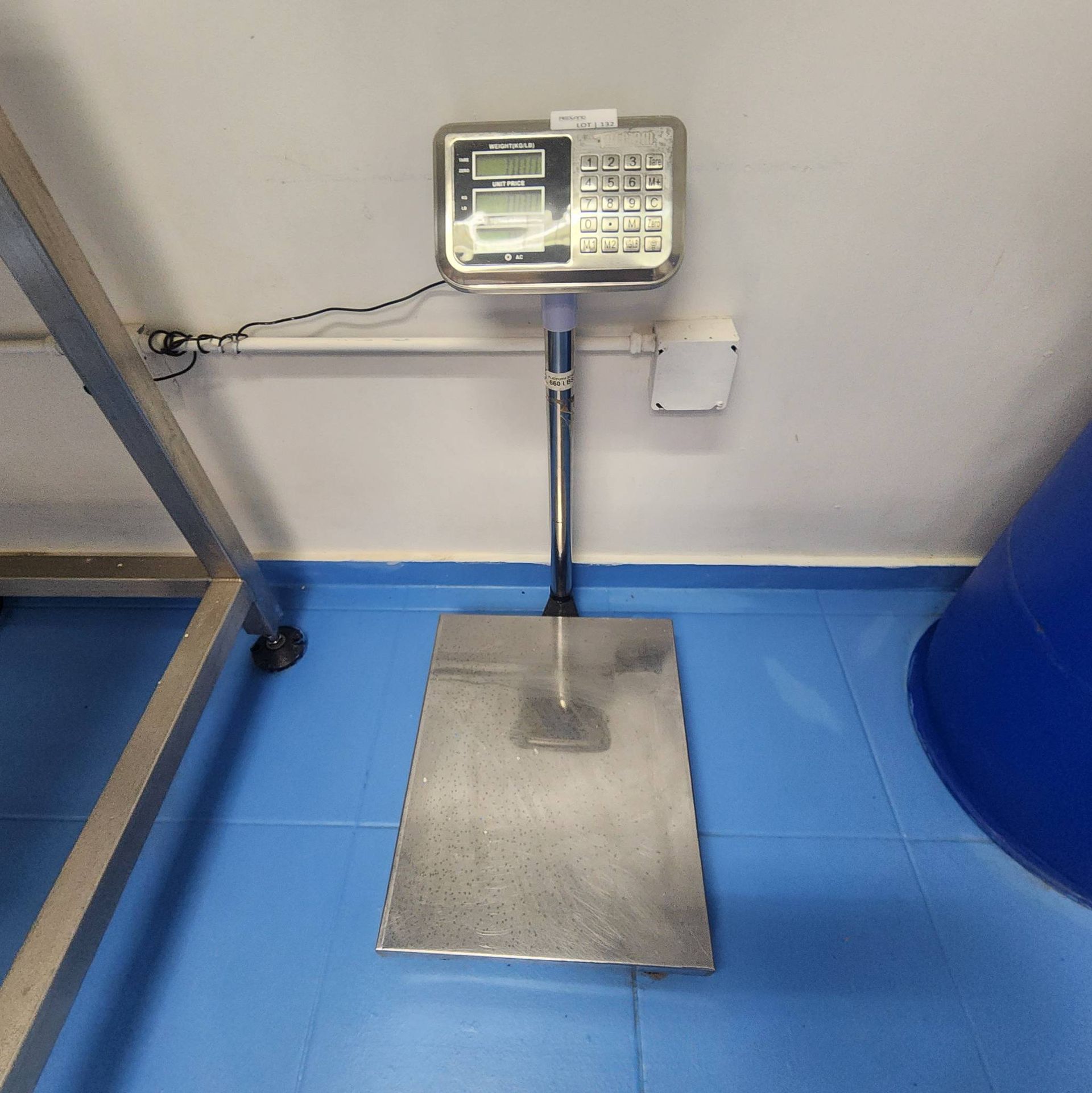 Lot 132 - Tuffiom Digital Platform Scale with Display