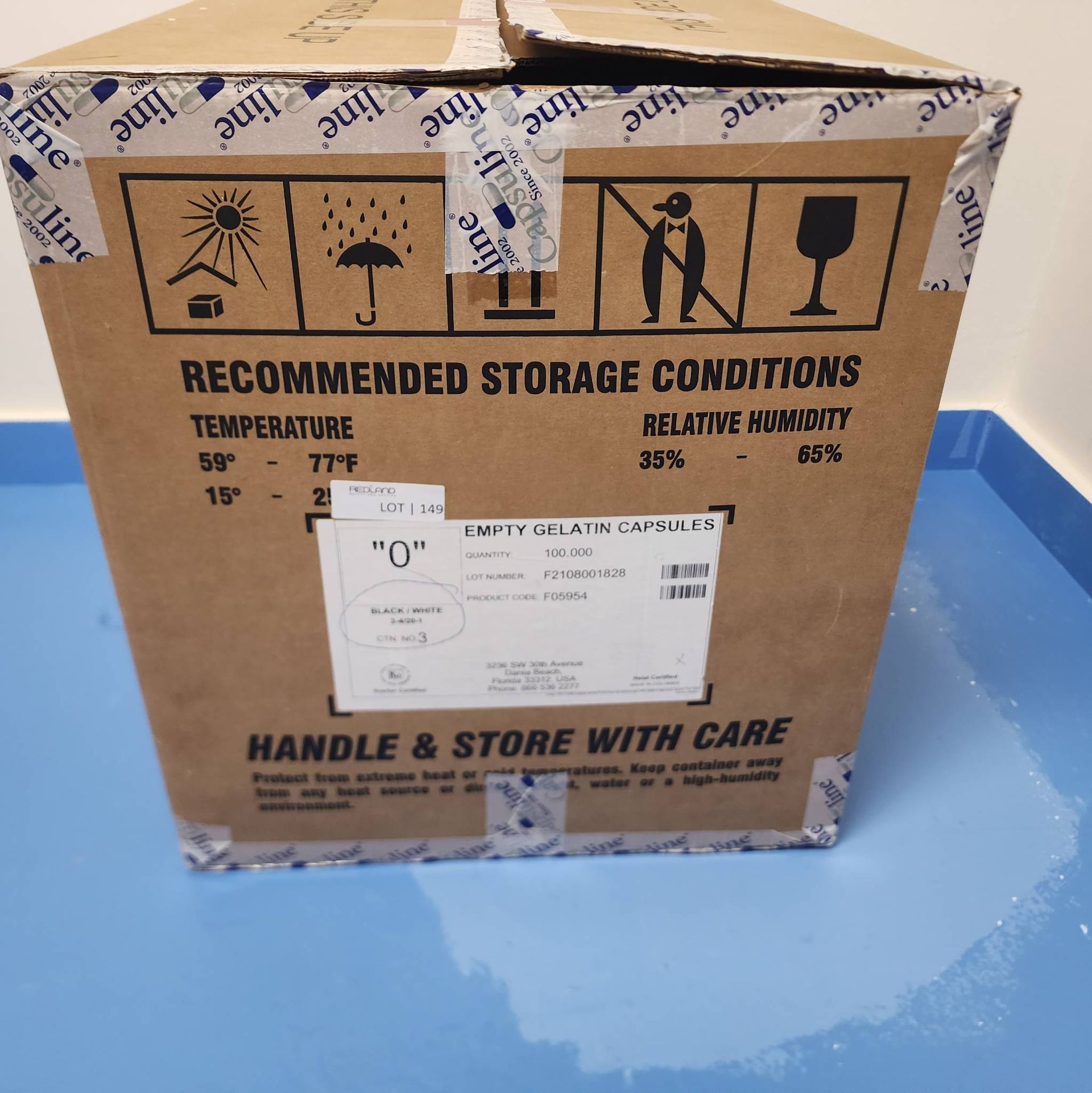 Lot 149 - Partial Box of Gelatin Capsules