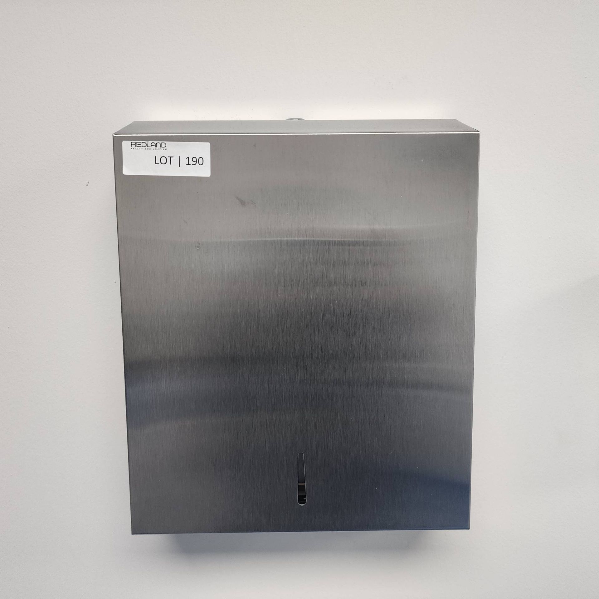 Lot 190 - Stainless Steel Paper Towel Dispenser