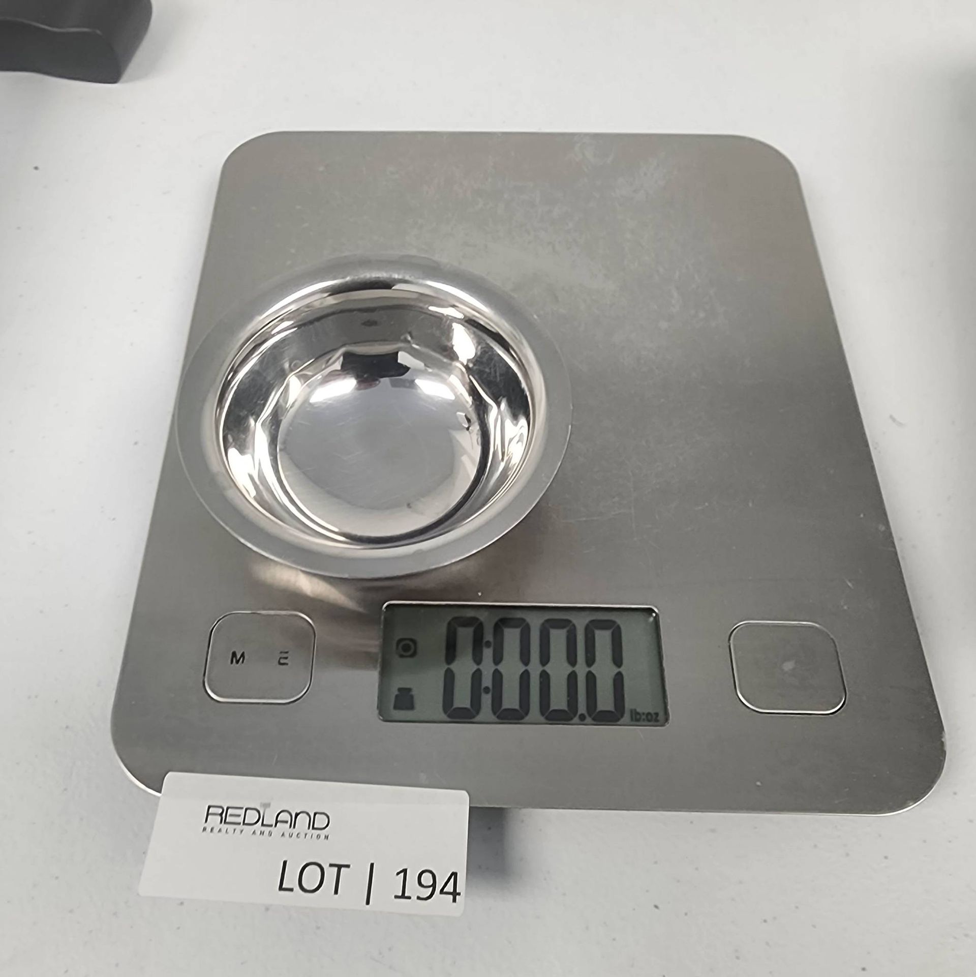 Lot 194 - Digital Kitchen Scale with Stainless Steel Bowl
