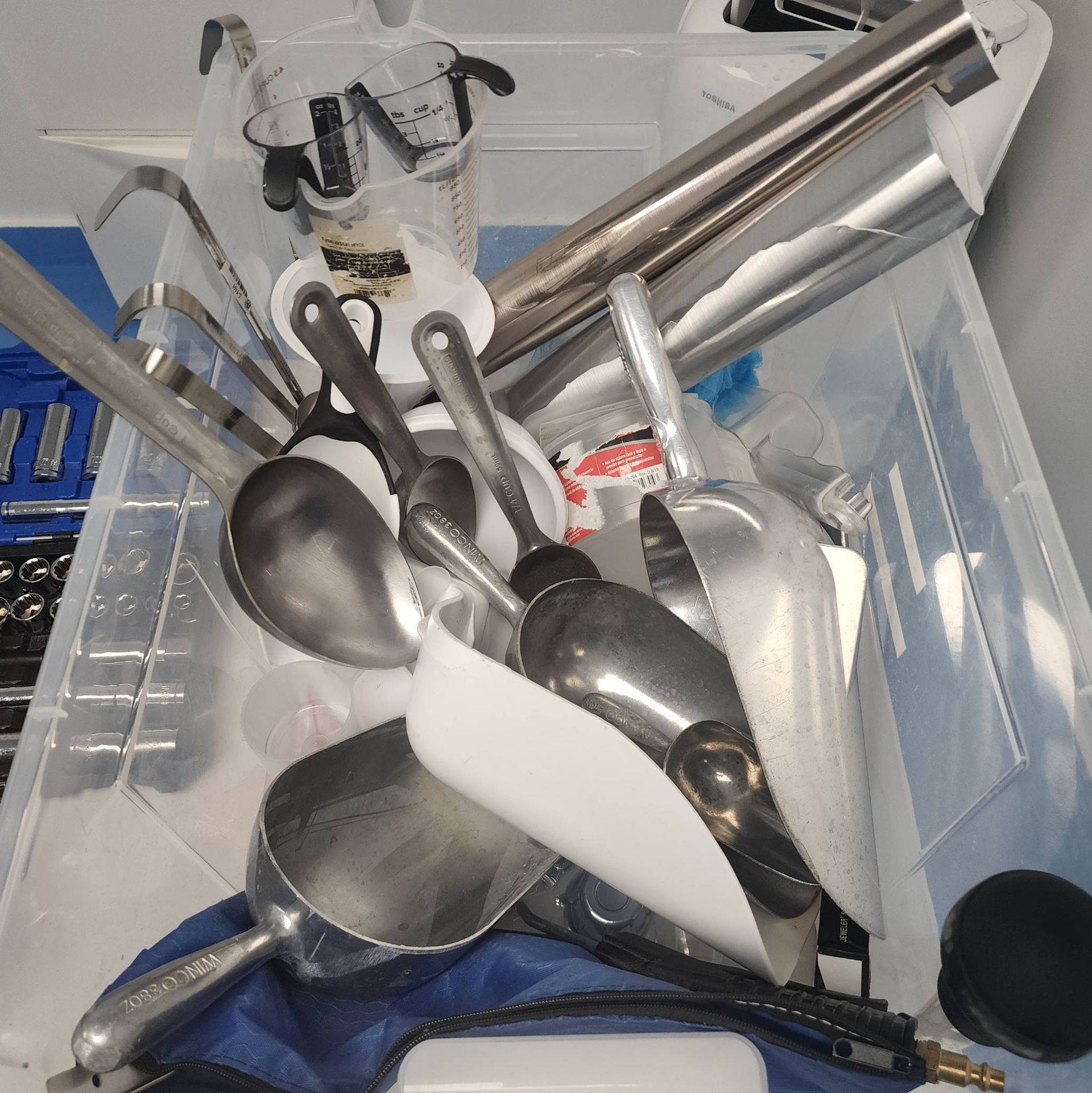 Lot 198 - Assorted Measuring Cups and Utensils
