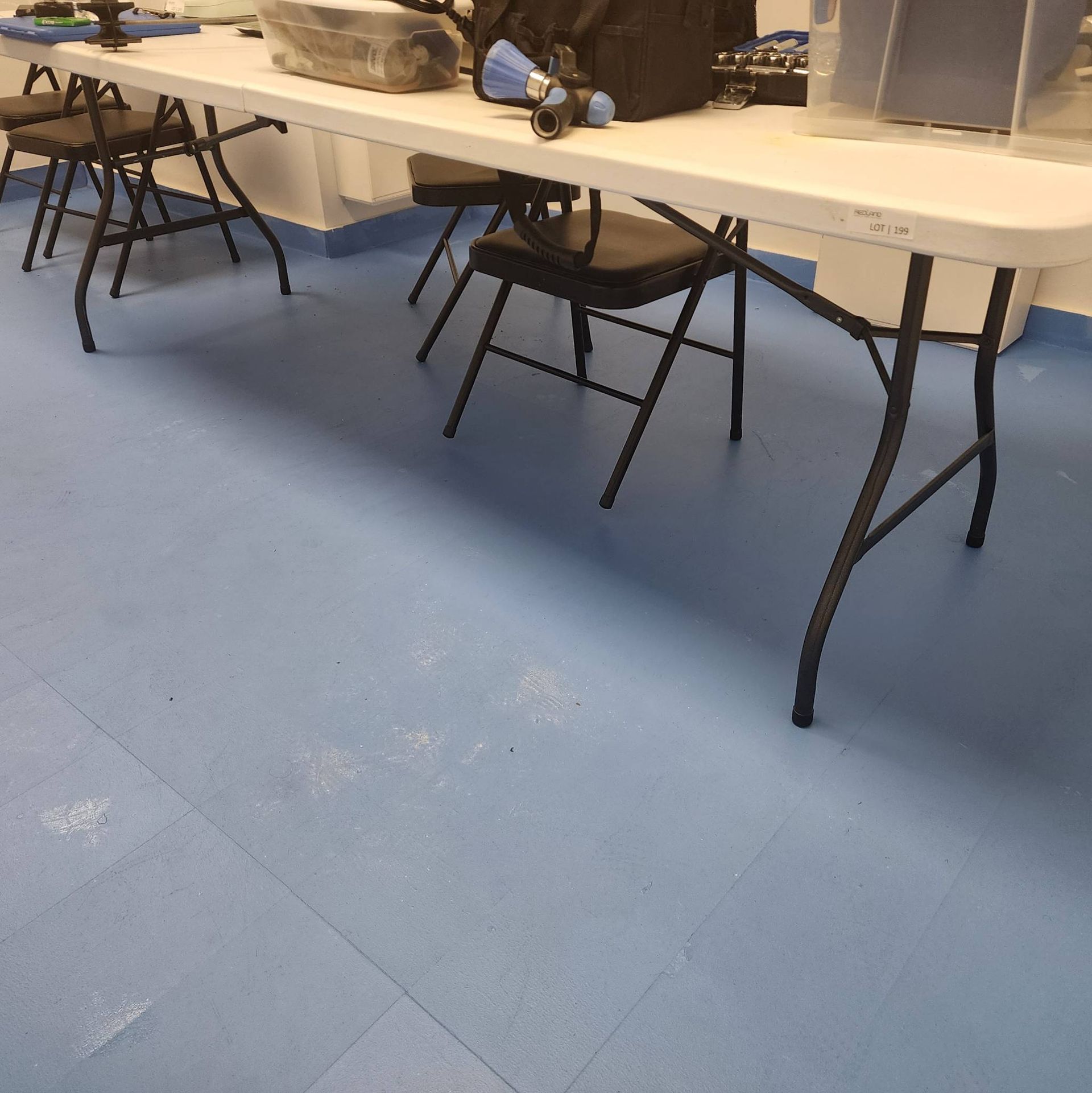 Lot 199 - Cosco Folding Table with Composite Top