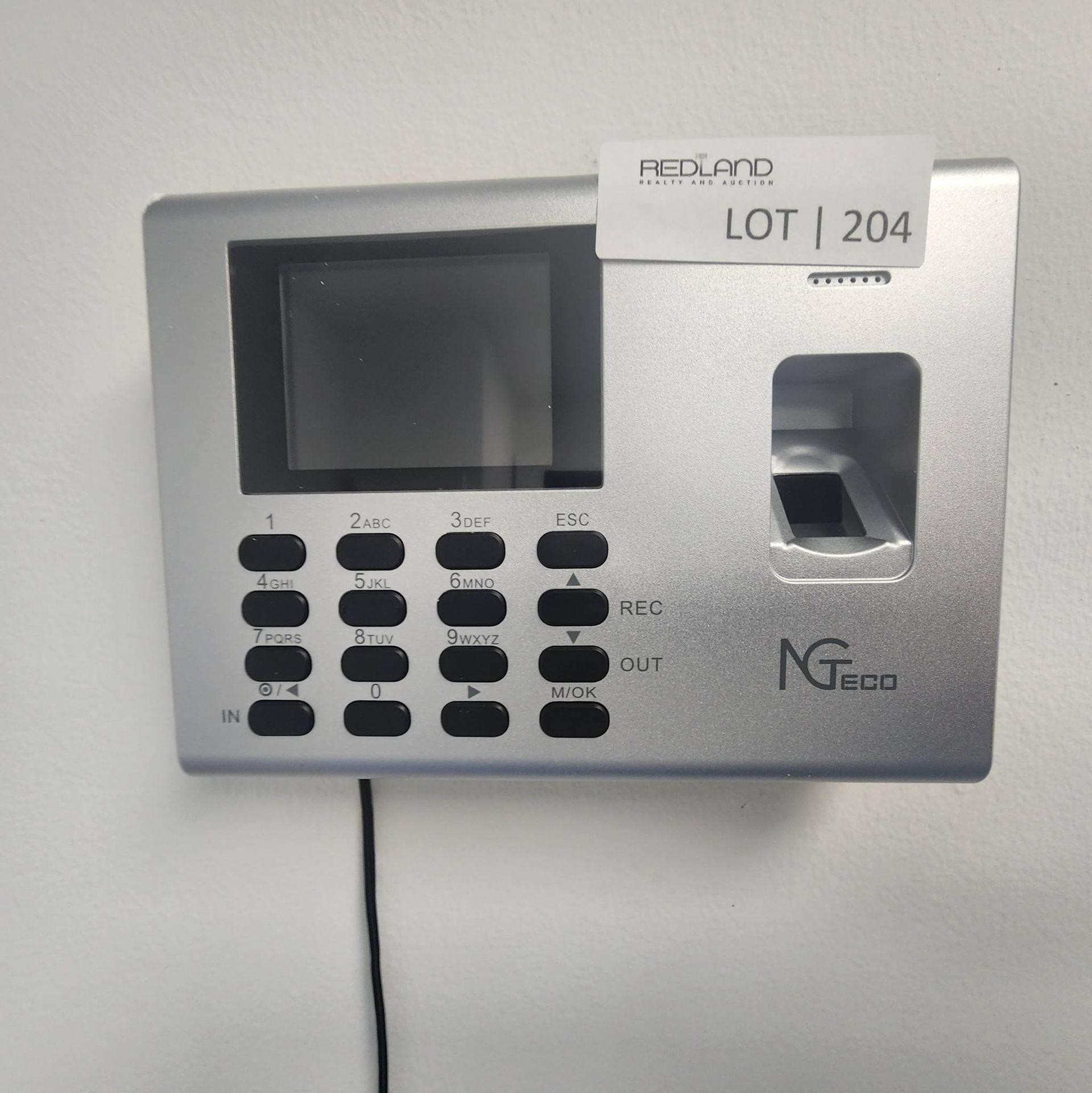 Lot 204 - NGTeco Biometric Time Clock