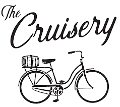 The Cruisery logo, a bike with a barrel on the back
