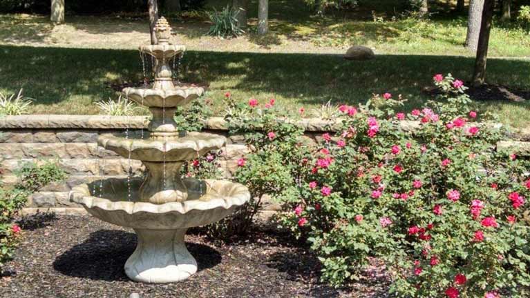 Garden with fountain — Gallery in Greensburg,, PA