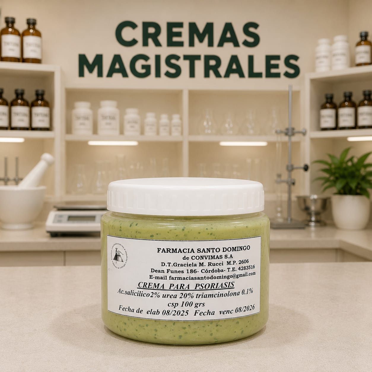 Crema para psoriasis